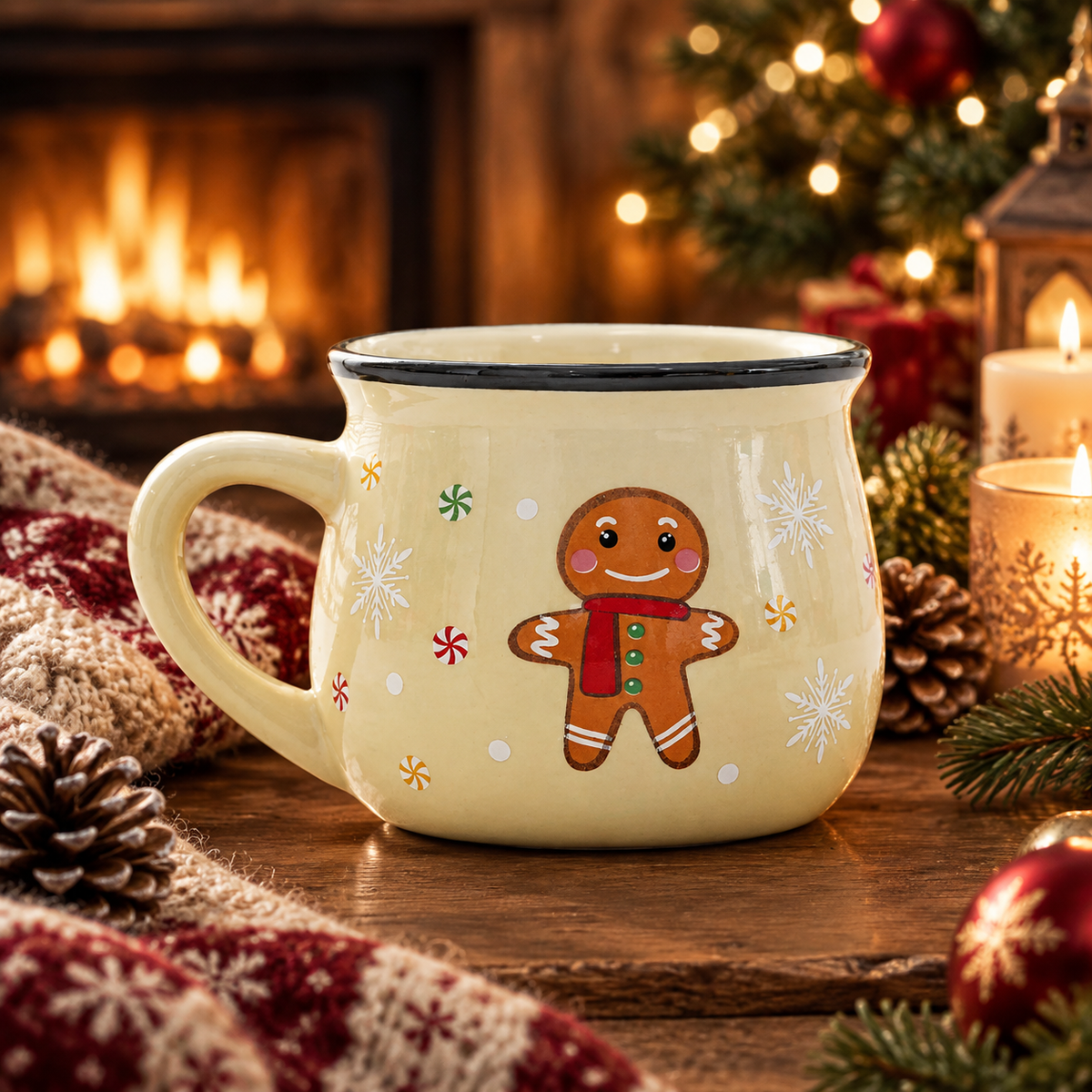 Petites Tasses de Noël Flocon — petites tasses de Noël en céramique, vue 8