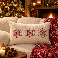 Photo 13 de Housse de Coussin de Noël Brodée Veillée