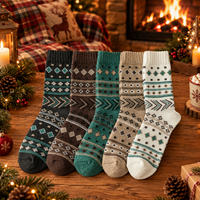 Photo 8 de Chaussettes Alpage – Lot de 5 Paires de Chaussettes Chaudes d'Hiver