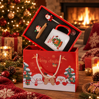 Photo 8 de Tasse de Noël Couvercle &amp; Cuillère – Mug en Céramique 400 ml