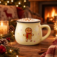 Photo 2 de Petites Tasses de Noël Flocon – Tasses en Céramique
