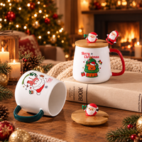 Photo 4 de Tasse de Noël Couvercle &amp; Cuillère – Mug en Céramique 400 ml