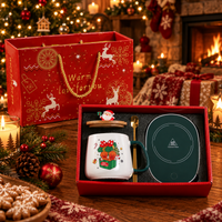 Photo 7 de Coffret Mug Chauffant Veillée – Mug de Noël &amp; Chauffe-Tasse