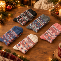 Photo 2 de Chaussettes Alpage – Lot de 5 Paires de Chaussettes Chaudes d'Hiver