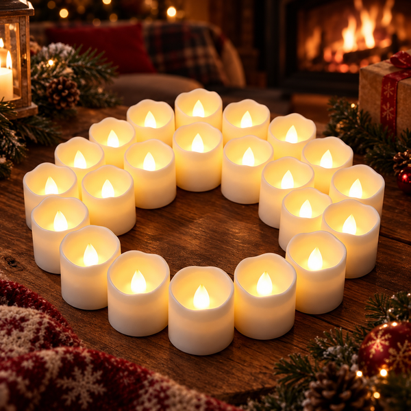 Bougies LED Lueur — lot de 24 bougies LED sans flamme