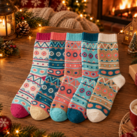 Photo 3 de Chaussettes Alpage – Lot de 5 Paires de Chaussettes Chaudes d'Hiver