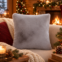 Photo 4 de Housse de Coussin Fourrure Boréale – Fausse Fourrure Douce