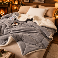 Photo 5 de Plaid Mouton Boréal – Couverture Épaisse Effet Fourrure Grand Froid