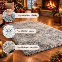 Photo 6 de Tapis de Chambre Nuage – Tapis Poils Longs Moelleux